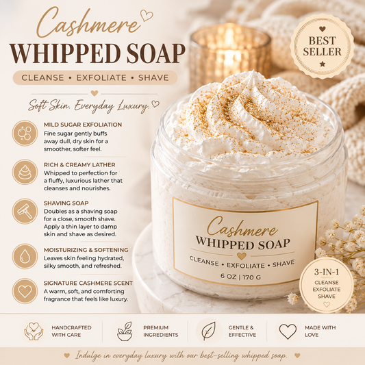 Cashmere Whipped Soap
